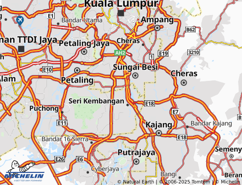 MICHELIN Sinar Serdang Industrial Park map - ViaMichelin