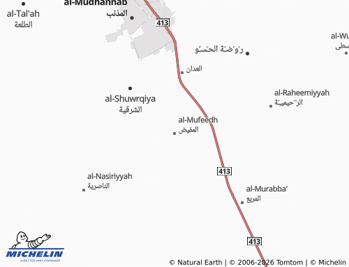 MICHELIN-Landkarte al-Mufeedh - ViaMichelin