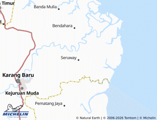 MICHELIN Seruway map - ViaMichelin