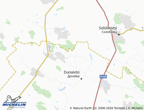 MICHELIN Udriivtsi map - ViaMichelin
