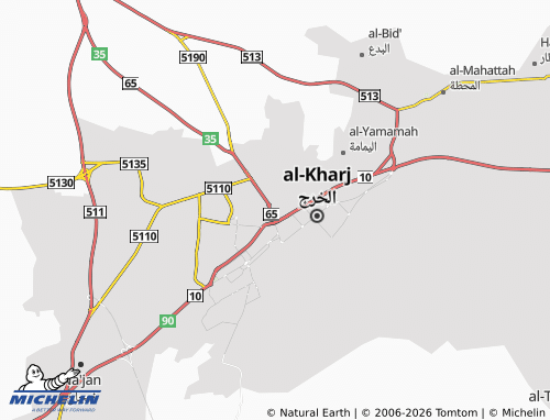 Mapa MICHELIN al-Burj - ViaMichelin