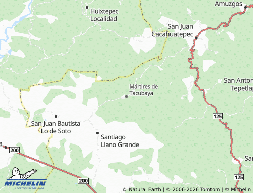 Mappa MICHELIN Mártires de Tacubaya - ViaMichelin