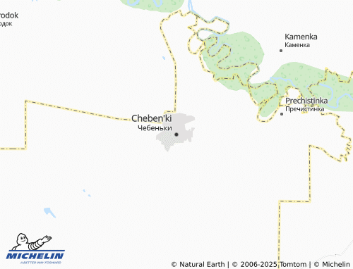 MICHELIN Cheben'ki map - ViaMichelin