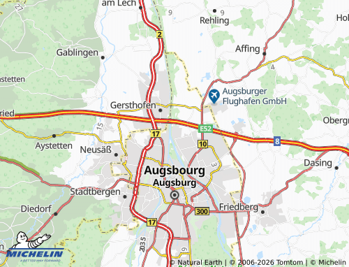 Mappa MICHELIN Firnhaberau - ViaMichelin