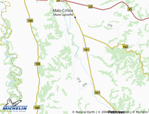 Mapa MICHELIN Veliko Selo - ViaMichelin