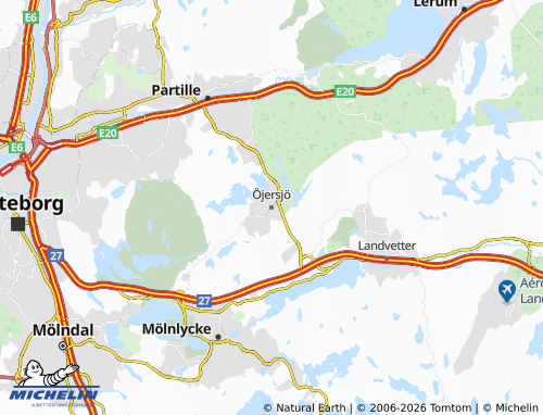 Carte MICHELIN Öjersjö - ViaMichelin