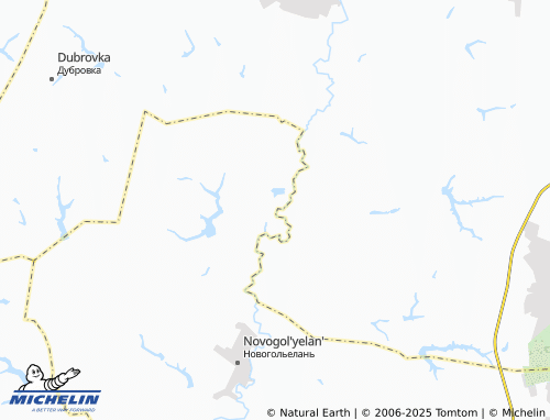 MICHELIN Novospasovka map - ViaMichelin