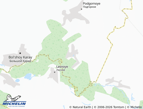 MICHELIN-Landkarte Inyasevo - ViaMichelin