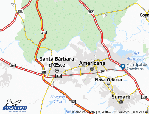 MICHELIN Jardim Europa III map - ViaMichelin