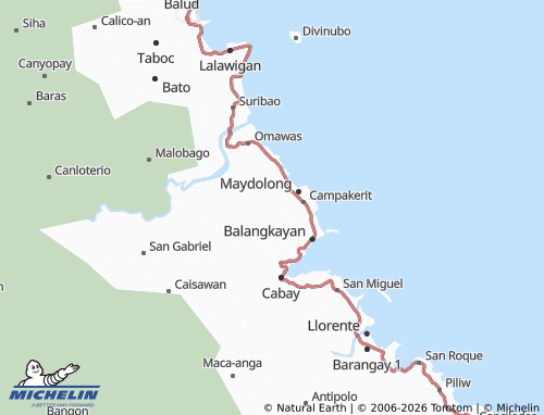 MICHELIN Barangay Poblacion 5 map - ViaMichelin