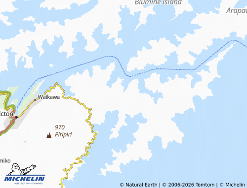 Mapa MICHELIN Hitaua Bay - ViaMichelin