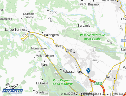 Mappa MICHELIN Nole - ViaMichelin
