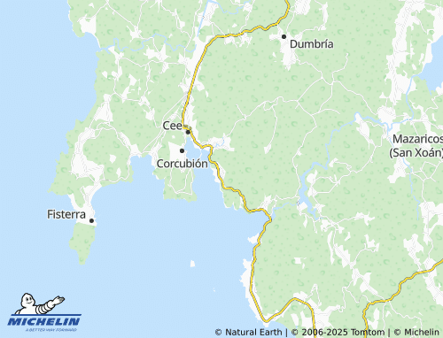 MICHELIN A Ameixenda (Santiago) map - ViaMichelin