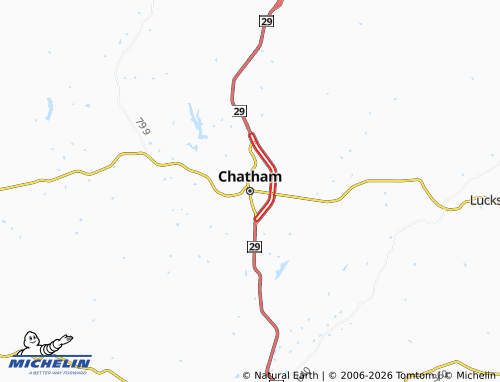 Mappa MICHELIN Chatham - ViaMichelin