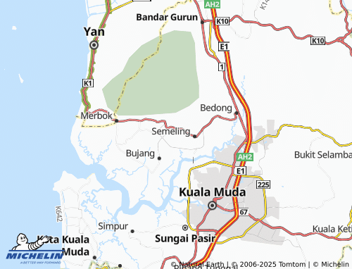MICHELIN-Landkarte Kampung Batu 5 - ViaMichelin
