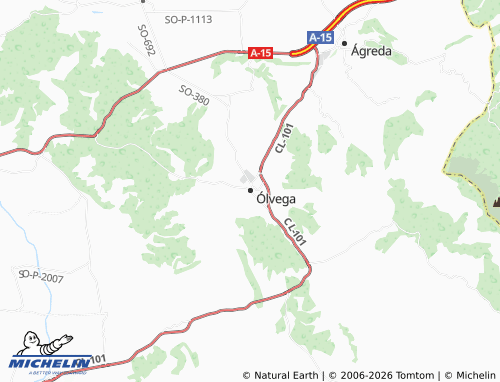 Mapa MICHELIN Ólvega - ViaMichelin