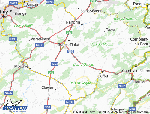 MICHELIN Seny map - ViaMichelin