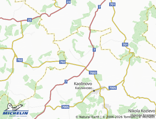 MICHELIN Gusla map - ViaMichelin