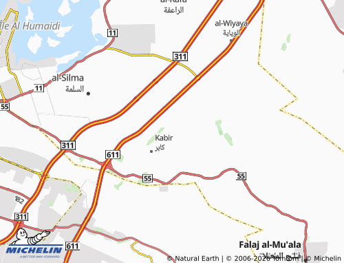 MICHELIN Ghara map - ViaMichelin