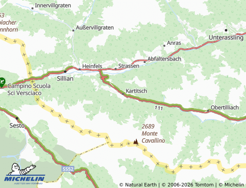 Mappa MICHELIN Kartitsch - ViaMichelin