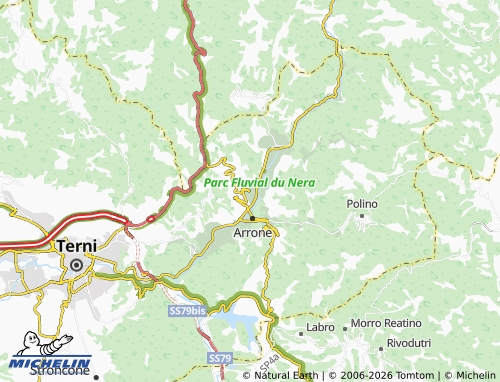 Carte MICHELIN Montefranco - ViaMichelin