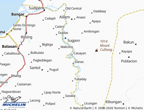MICHELIN Caoayan map - ViaMichelin