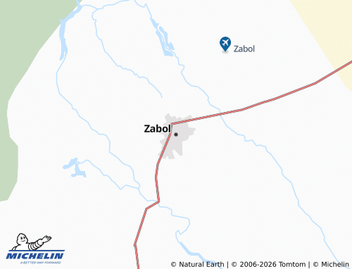 Mappa MICHELIN Zabol - ViaMichelin