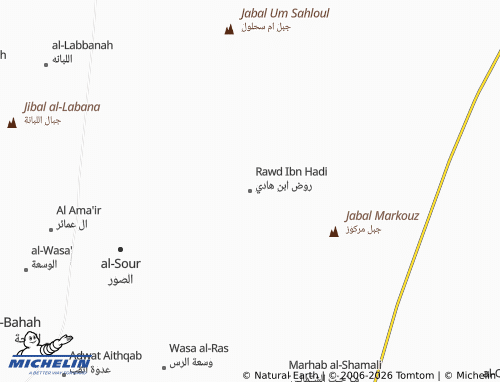 MICHELIN-Landkarte Rawd Ibn Hadi - ViaMichelin