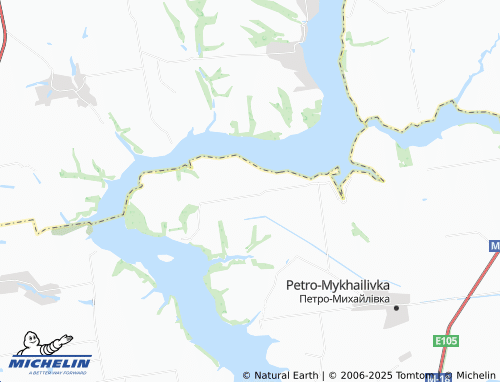MICHELIN Yasynuvate map - ViaMichelin
