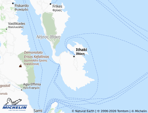 Mappa MICHELIN Itaca - ViaMichelin