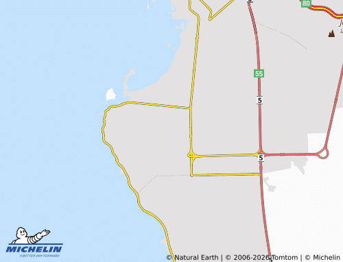 Carte MICHELIN al-Wadi - ViaMichelin