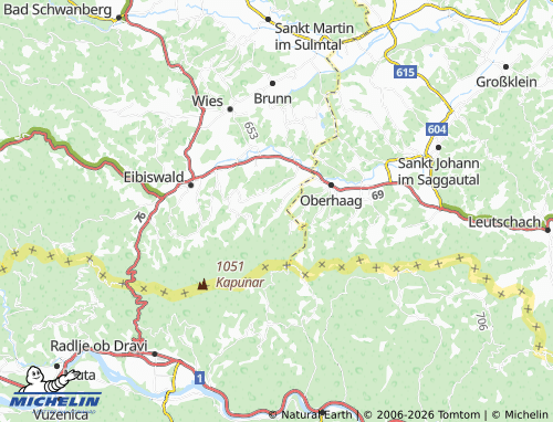 MICHELIN Wuggitz map - ViaMichelin