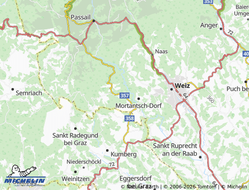MICHELIN-Landkarte Kapellenfeld - ViaMichelin