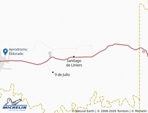 Mappa MICHELIN Santiago de Liniers - ViaMichelin