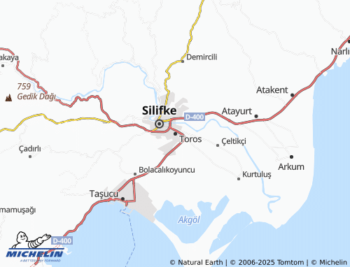 MICHELIN Toros map - ViaMichelin