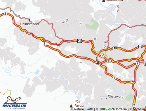 MICHELIN Tollgate South map - ViaMichelin