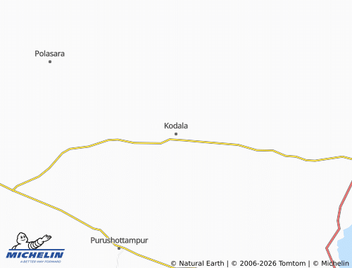 MICHELIN Kodala map - ViaMichelin