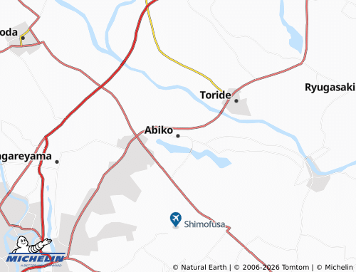 Mappa MICHELIN Abiko - ViaMichelin
