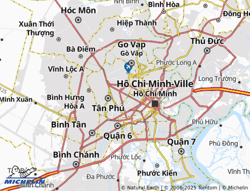 MICHELIN Phường 6 map - ViaMichelin