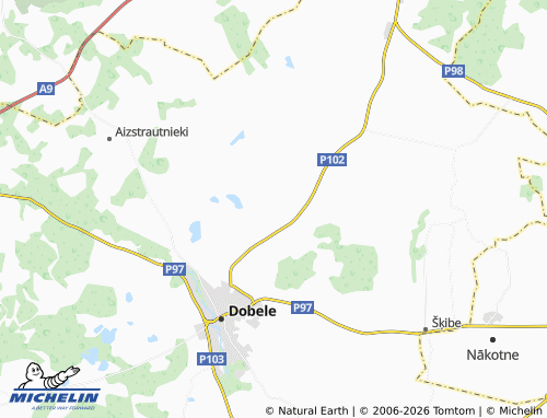 Mapa MICHELIN Lejasstrazdi - ViaMichelin