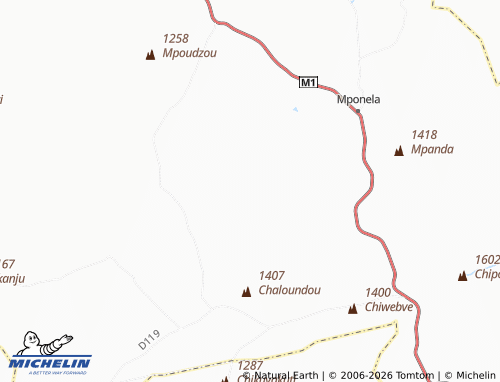 MICHELIN M'ndolera map - ViaMichelin