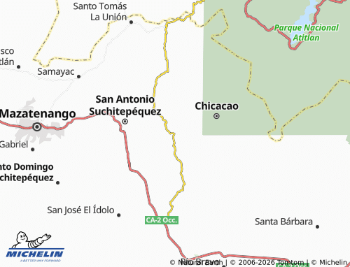 Mappa MICHELIN San Miguel Panán - ViaMichelin