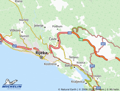 Carte MICHELIN Cernik - ViaMichelin