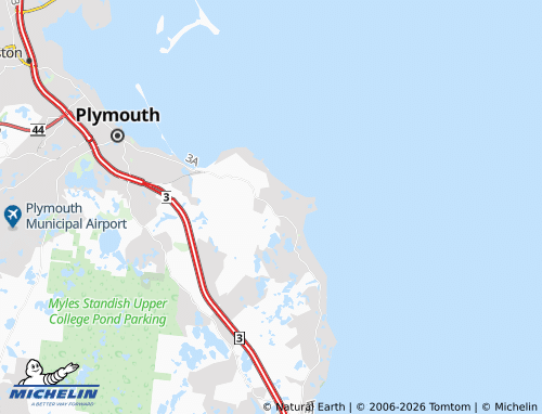 Mapa MICHELIN Manomet - ViaMichelin