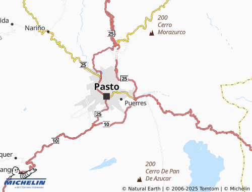 MICHELIN Arnulfo Guerrero map - ViaMichelin