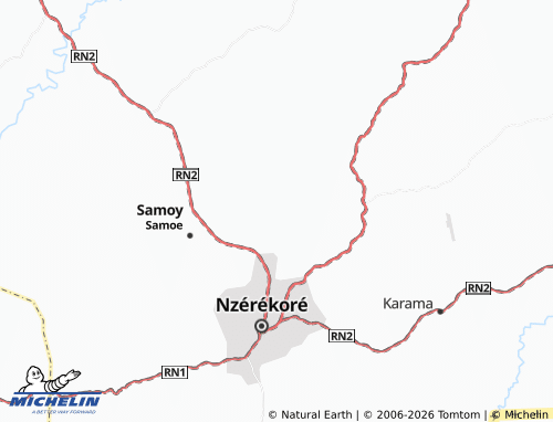 Mappa MICHELIN Komou - ViaMichelin