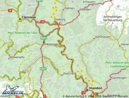 MICHELIN Eisenbach map - ViaMichelin