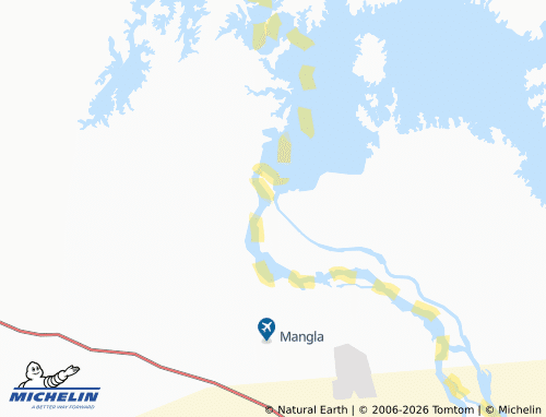 Mappa MICHELIN Mangla - ViaMichelin
