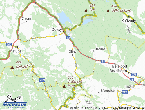 MICHELIN-Landkarte Okna - ViaMichelin