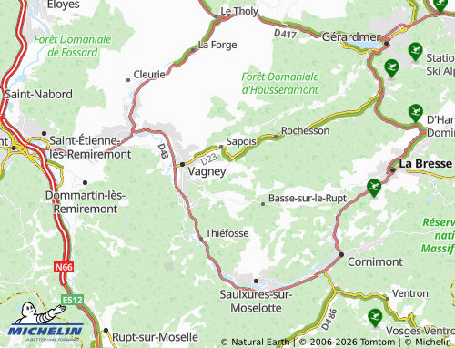 Mappa MICHELIN Gerbamont - ViaMichelin